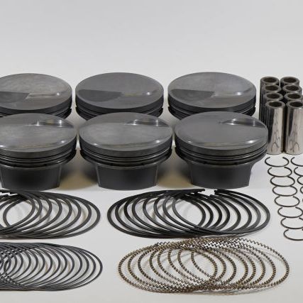 Mahle MS Piston Set BBC 496ci 4.310in Bore 4.25in Stroke 6.385in Rod .990 Pin 48cc 13.7 CR Set of 8 - SMINKpower Performance Parts MHL929934210 Mahle