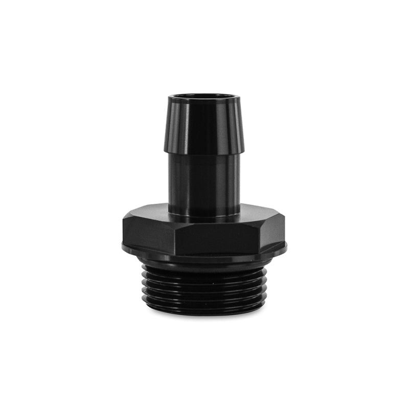 Mishimoto -16ORB to 3/4in. Hose Barb Aluminum Fitting - Black-Fittings-Mishimoto-MISMMFT-16ORB-34BK-SMINKpower Performance Parts