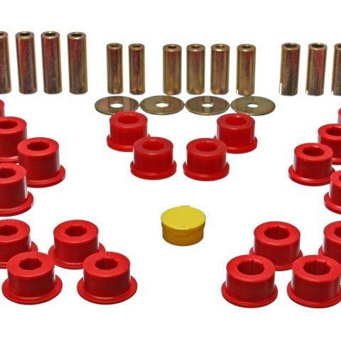 Energy Suspension 90-97 Mazda Miata Red Rear Control Arm Bushing Set-Bushing Kits-Energy Suspension-ENG11.3106R-SMINKpower Performance Parts