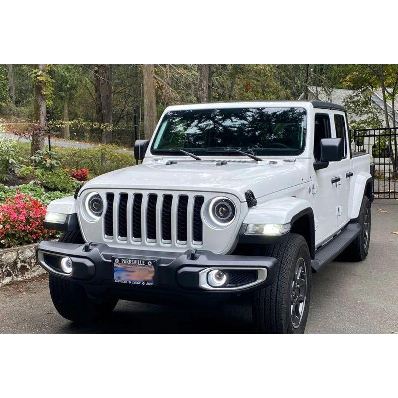 Oracle Jeep Wrangler JK/JL/JT High Performance W LED Fog Lights - White - SMINKpower Performance Parts ORL5846-001 ORACLE Lighting