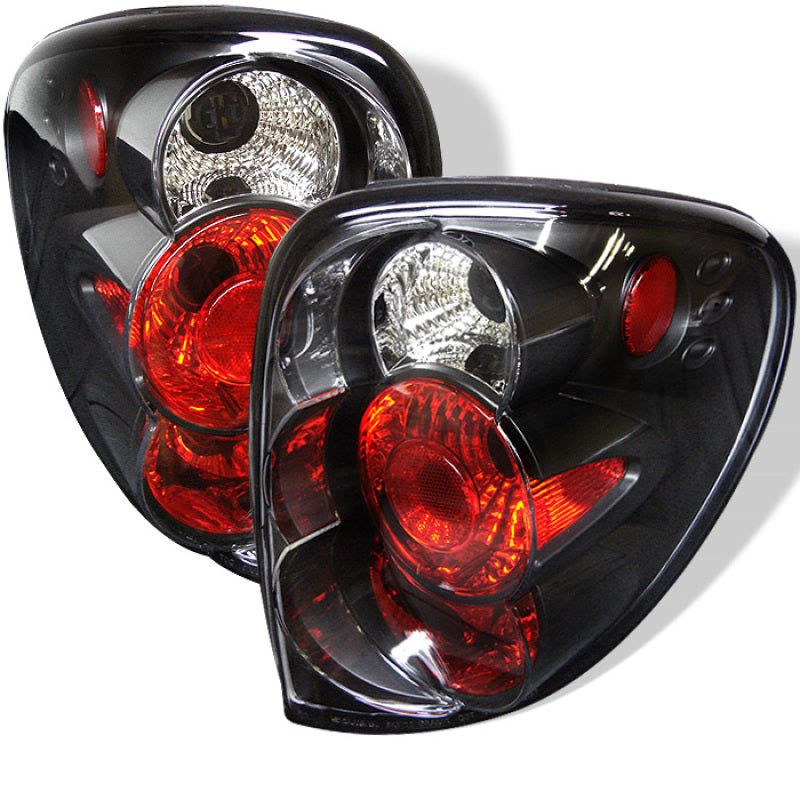 Spyder Dodge Caravan/Grand Caravan 01-07 Euro Style Tail Lights Black ALT-YD-DC01-BK-Tail Lights-SPYDER-SPY5002211-SMINKpower Performance Parts