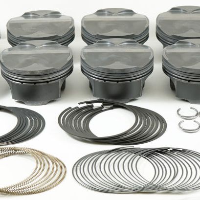 Mahle MS Piston Set SBF 302ci 3.630in Bore 3.65in Stroke 5.933in Rod .866 Pin 3cc 11.2 CR Set of 8-Piston Sets - Forged - 8cyl-Mahle-MHL930258030-SMINKpower Performance Parts