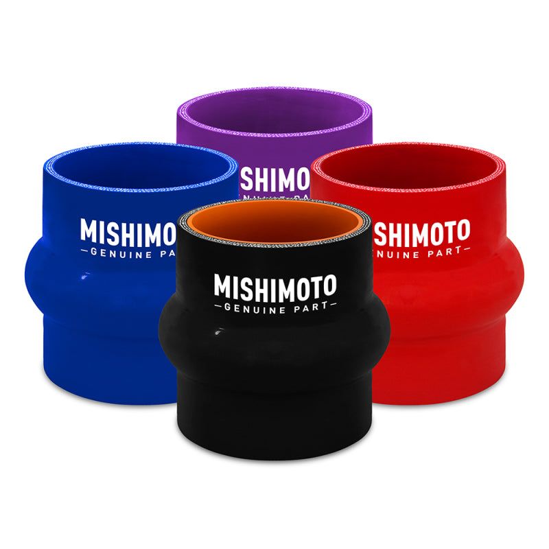 Mishimoto 2.5in Black Hump Hose Coupler-Silicone Couplers & Hoses-Mishimoto-MISMMCP-2.5HPBK-SMINKpower Performance Parts