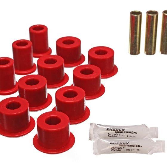 Energy Suspension 95-97 Toyota Tacoma / 89 4Runner / 89-95 Pick Up Red Rear Leaf Spring Shackle Bush-Bushing Kits-Energy Suspension-ENG8.2108R-SMINKpower Performance Parts