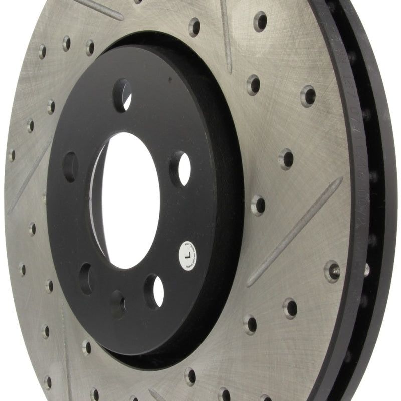 StopTech Slotted & Drilled Sport Brake Rotor-Brake Rotors - Slot & Drilled-Stoptech-STO127.33059L-SMINKpower Performance Parts