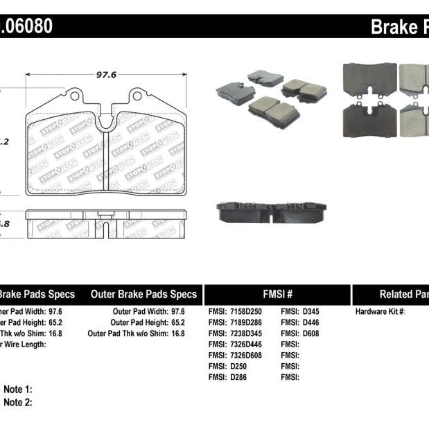 StopTech Performance Pad-Brake Pads - Performance-Stoptech-STO309.06080-SMINKpower Performance Parts