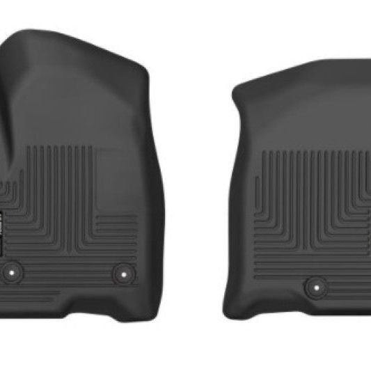 Husky Liners 21-23 Chevy Tahoe / 21-23 Cadillac Escalade X-Act Contour Black Front Seat Floor Liners - SMINKpower Performance Parts HSL55861 Husky Liners