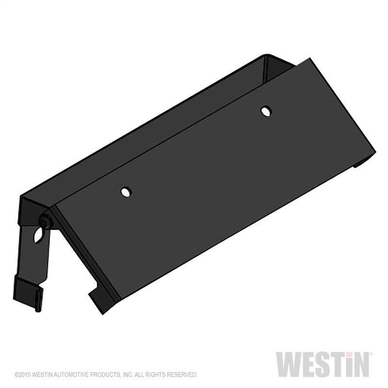 Westin Winch Mount License Plate Re-locator - Black - SMINKpower Performance Parts WES46-20065 Westin