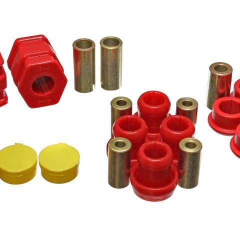 Energy Suspension 99-00 Honda Civic Si Red Front Control Arm Bushing Set-Bushing Kits-Energy Suspension-ENG16.3115R-SMINKpower Performance Parts