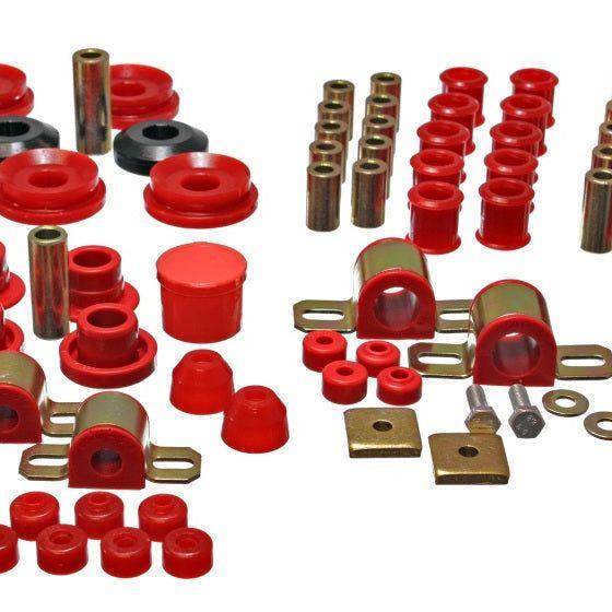 Energy Suspension 95-98 Nissan 240SX (S14) Red Hyper-Flex Master Bushing Set-Bushing Kits-Energy Suspension-ENG7.18107R-SMINKpower Performance Parts