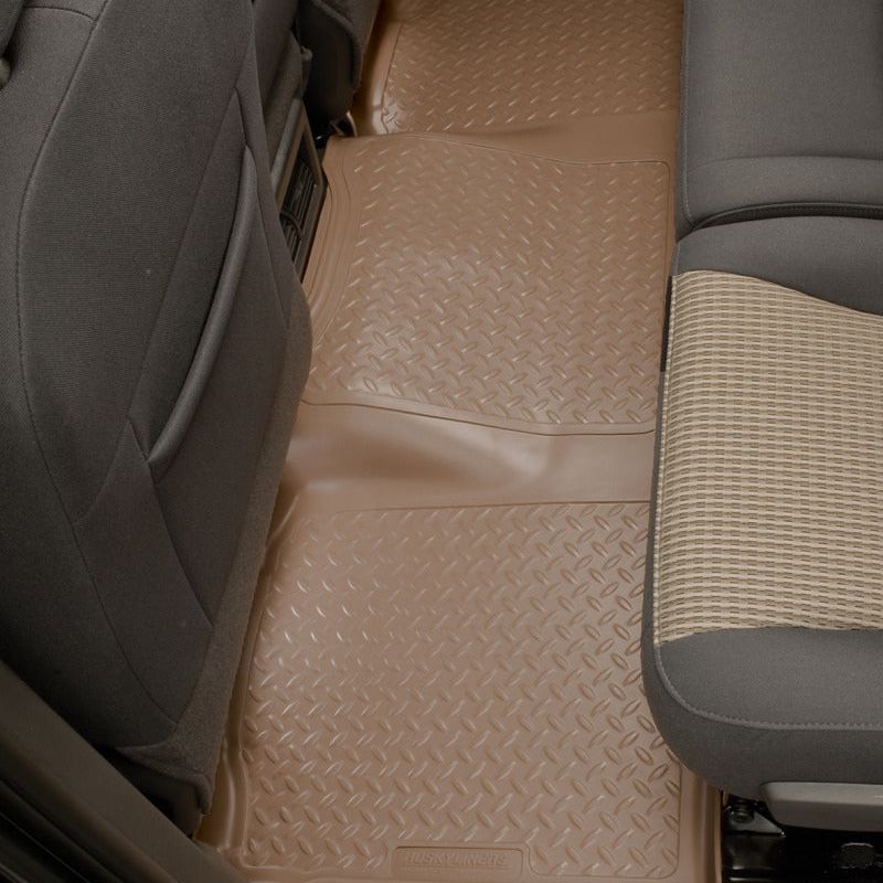 Husky Liners 02-06 Cadillac Escalade/GMC Yukon/Denali Classic Style 2nd Row Black Floor Liners-Floor Mats - Rubber-Husky Liners-HSL61451-SMINKpower Performance Parts