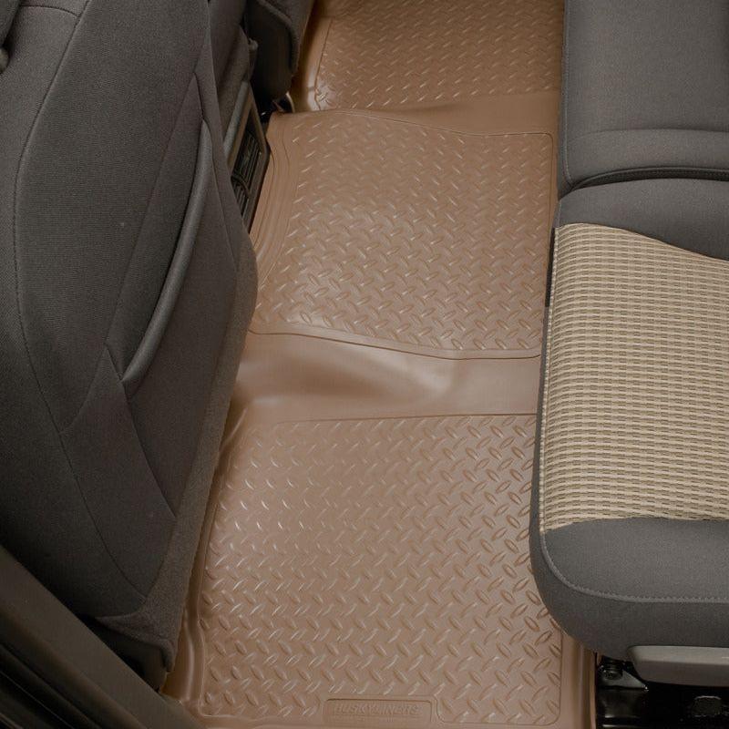 Husky Liners 98-01 Dodge Ram 1500/2500/3500 Quad Cab Classic Style 2nd Row Black Floor Liners-Floor Mats - Rubber-Husky Liners-HSL61711-SMINKpower Performance Parts