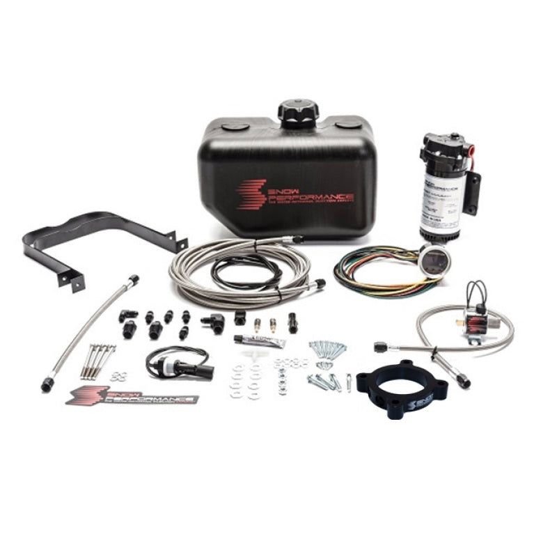 Snow Performance Stg 2 Boost Cooler 13-18 Ford Focus ST Water Inj Kit (SS Braided Line/4AN Fittings)-Water Meth Kits-Snow Performance-SNOSNO-2135-BRD-SMINKpower Performance Parts