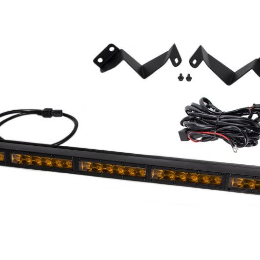 Diode Dynamics 16-21 Toyota Tacoma SS30 Stealth Lightbar Kit - Amber Driving - SMINKpower Performance Parts DIODD6073 Diode Dynamics