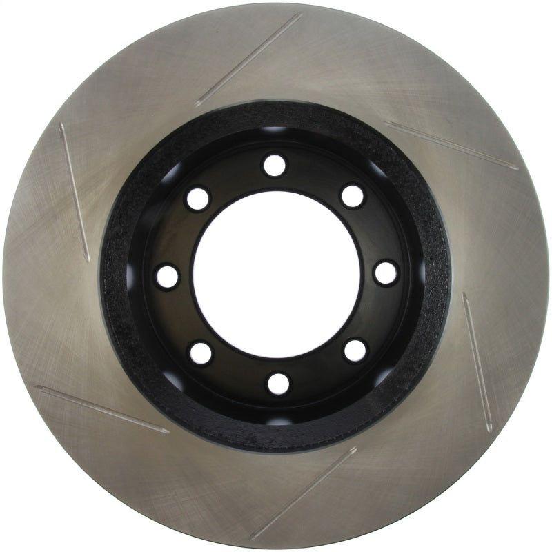 StopTech Power Slot 12-15 Ford F-250/F-350 Front Left Slotted Rotor-Brake Rotors - Slotted-Stoptech-STO126.65138SL-SMINKpower Performance Parts