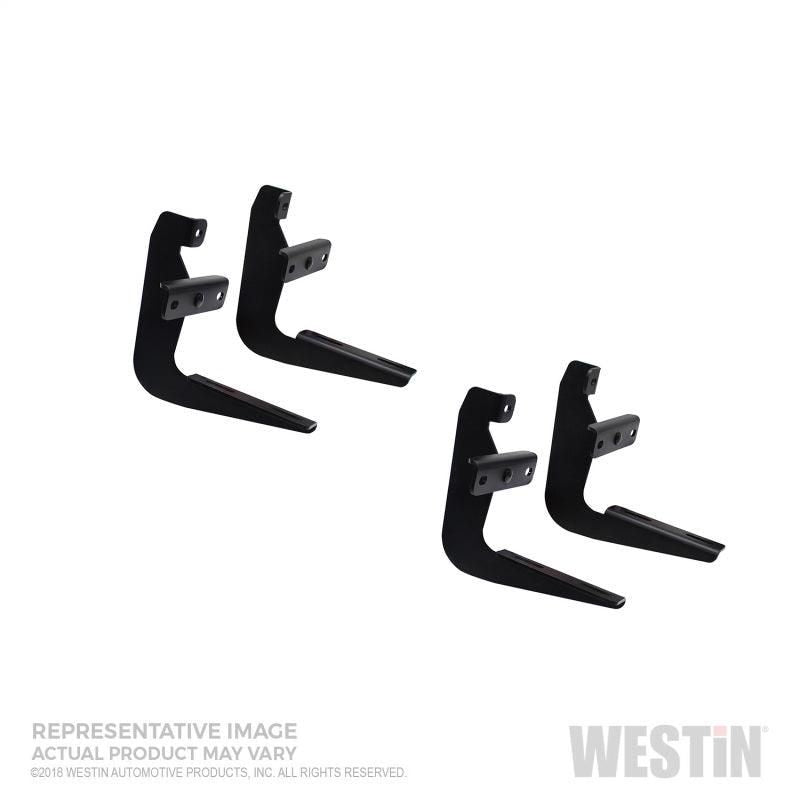 Westin 2002-2008 Dodge Ram 1500 Quad Cab Running Board Mount Kit - Black - SMINKpower Performance Parts WES27-1375 Westin