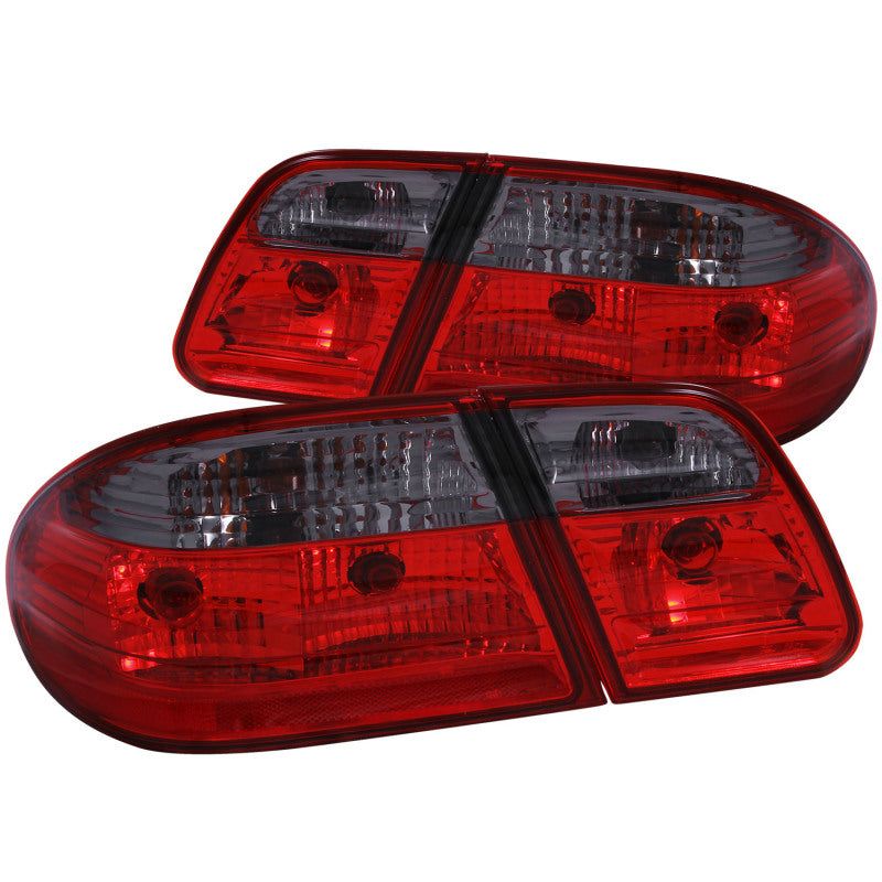 ANZO 1996-2002 Mercedes Benz E Class W210 Taillights Red/Smoke G2-Tail Lights-ANZO-ANZ221207-SMINKpower Performance Parts