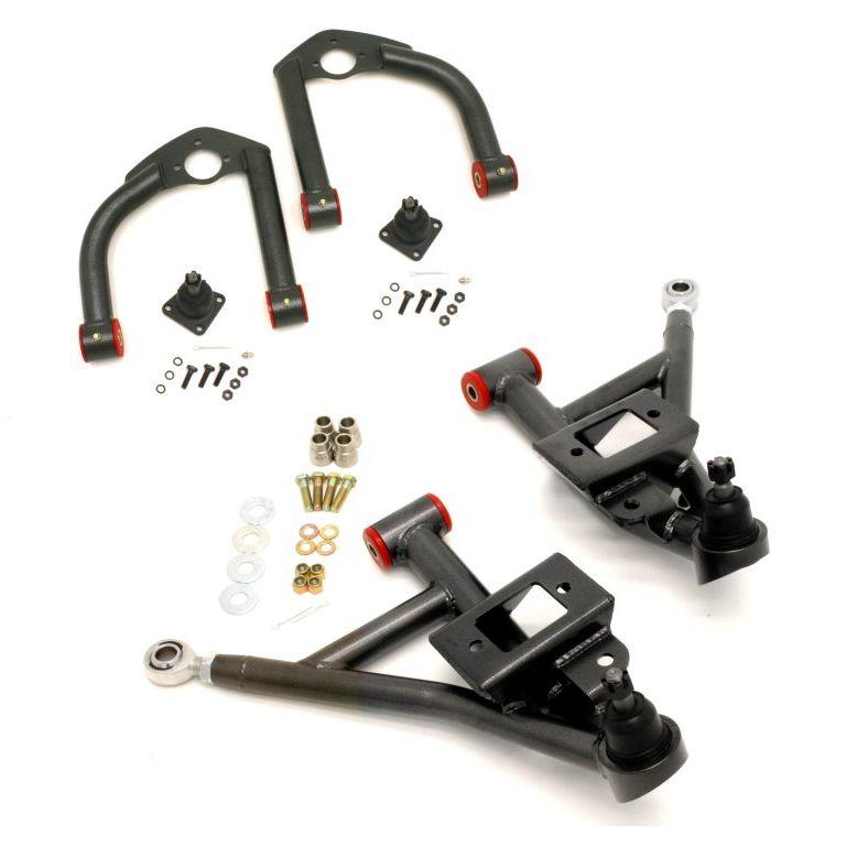 BMR 93-02 F-Body Upper And Lower A-Arm Kit - Black Hammertone - SMINKpower Performance Parts BMRAA032H BMR Suspension