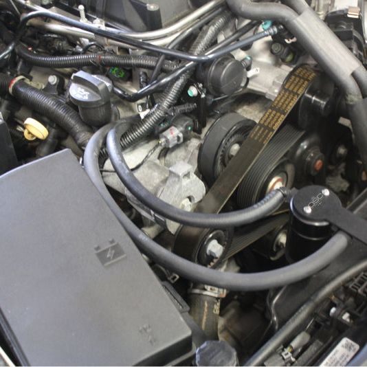 J&L 12-15 Chevrolet Camaro ZL1 6.2L Passenger Side Oil Separator 3.0 - Black Anodized-Oil Separators-J&L-JLT3082P-B-SMINKpower Performance Parts