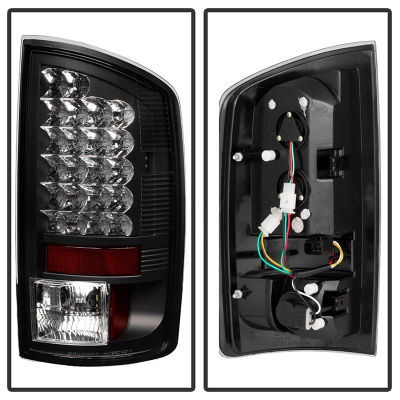 Spyder Dodge Ram 02-06 1500/Ram 2500/3500 03-06 LED Tail Light Black ALT-YD-DRAM02-LED-BK-Tail Lights-SPYDER-SPY5002556-SMINKpower Performance Parts