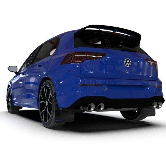 Rally Armor 2022 MK8 Volkswagen Golf GTI/R Red UR Mud Flap w/ White Logo - SMINKpower Performance Parts RALMF80-UR-RD/WH Rally Armor