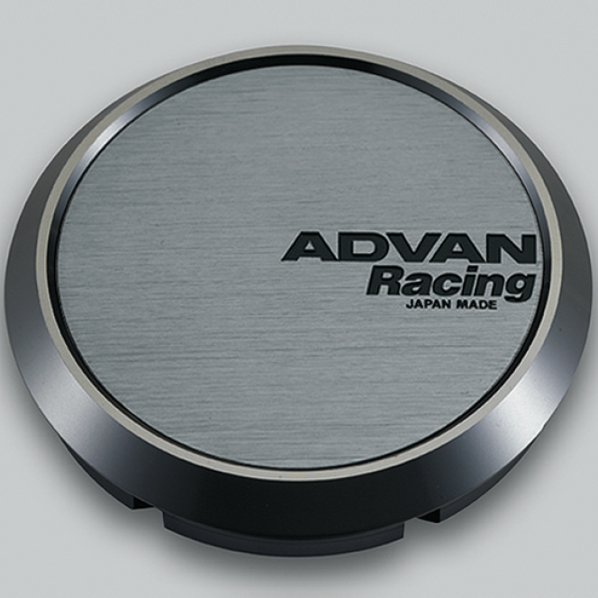 Advan 73mm Flat Centercap - Hyper Black-Wheel Center Caps-Advan-AVNV0324-SMINKpower Performance Parts