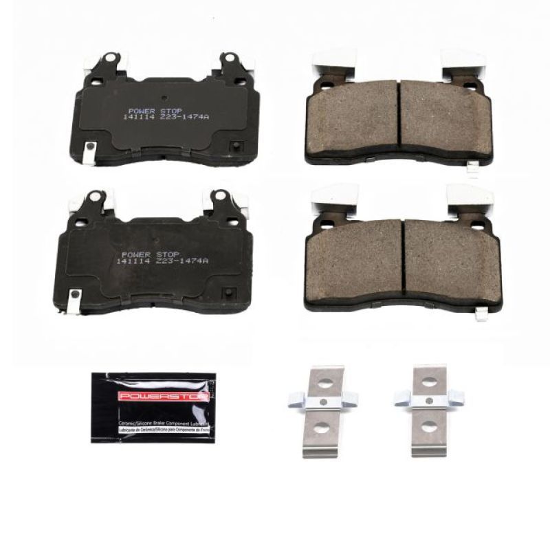 Power Stop 15-19 Cadillac CTS Front Z23 Evolution Sport Brake Pads w/Hardware-Brake Pads - Performance-PowerStop-PSBZ23-1474A-SMINKpower Performance Parts