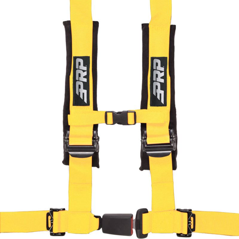PRP 4.2 Harness- Yellow-Seat Belts & Harnesses-PRP Seats-PRPSBAUTO2Y-SMINKpower Performance Parts