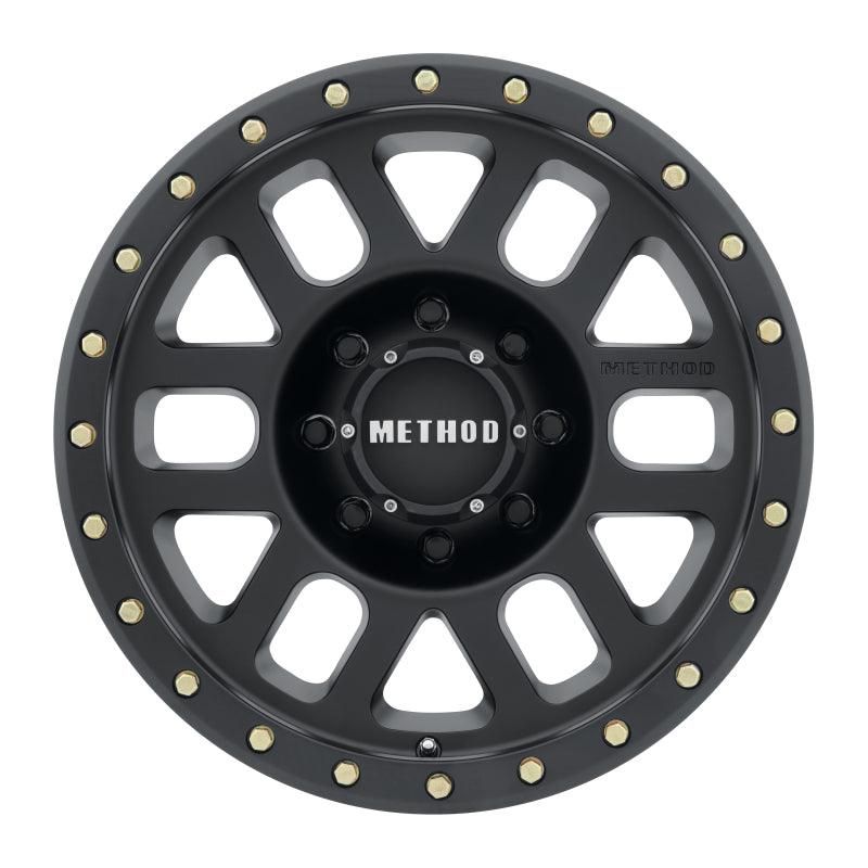 Method MR309 Grid 17x8.5 0mm Offset 8x6.5 130.81mm CB Matte Black Wheel - SMINKpower Performance Parts MRWMR30978580500 Method Wheels