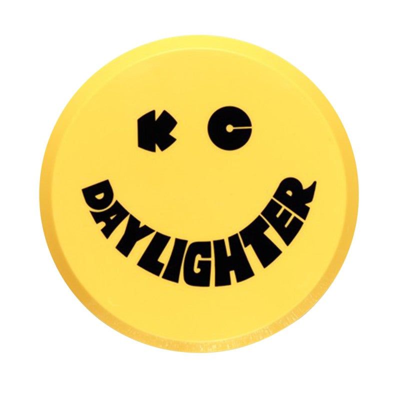 KC HiLiTES 6in. Round Hard Cover for Daylighter/SlimLite/Pro-Sport (Single) - Yellow w/Black Smile-Light Covers and Guards-KC HiLiTES-KCL5202-SMINKpower Performance Parts