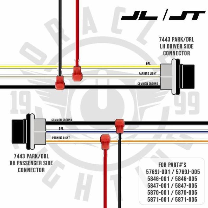 Oracle Pre-Runner Style LED Grille Kit for Jeep Wrangler JL - White - SMINKpower Performance Parts ORL5870-001 ORACLE Lighting