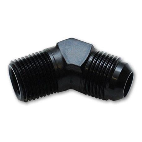 Vibrant -8AN to 3/8in NPT 45 Degree Elbow Adapter Fitting-Fittings-Vibrant-VIB10243-SMINKpower Performance Parts