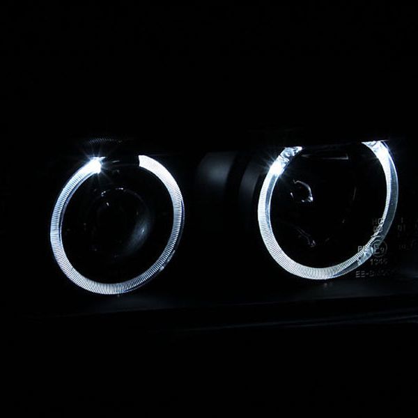 ANZO 1992-1998 BMW 3 Series E36 Projector Headlights w/ Halo Black (CCFL) G2-Headlights-ANZO-ANZ121011-SMINKpower Performance Parts