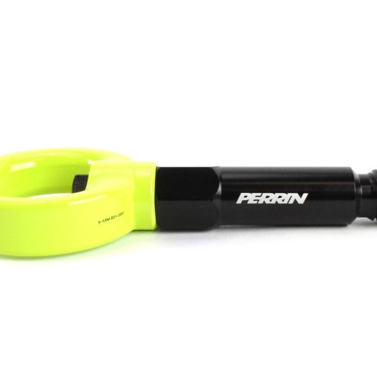 Perrin 2020 Toyota Supra Tow Hook Kit (Front) - Neon Yellow-Tow Hooks-Perrin Performance-PERPTP-BDY-230NY-SMINKpower Performance Parts