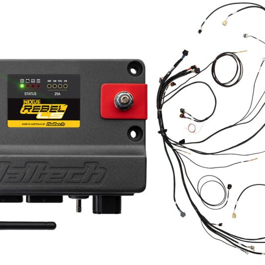 Haltech NEXUS Rebel LS Kit (Suits Gen III) Cable Throttle/EV1 Injectors/Manual Transmission - SMINKpower Performance Parts HALHT-220201 Haltech