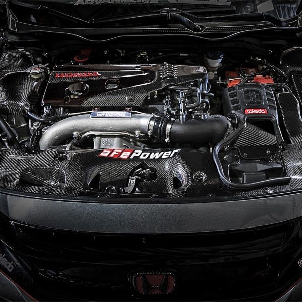 aFe POWER Momentum GT Pro Dry S Intake System 2017 Honda Civic Type R L4-2.0L (t) - SMINKpower Performance Parts AFETM-1025B-D aFe