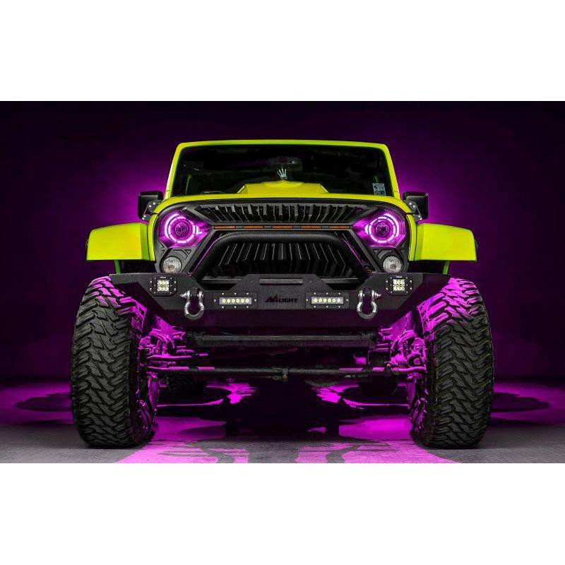 Oracle Oculus 7in ColorSHIFT Bi-LED Projector Headlights for Jeep Wrangler JK - SMINKpower Performance Parts ORL5876-335 ORACLE Lighting