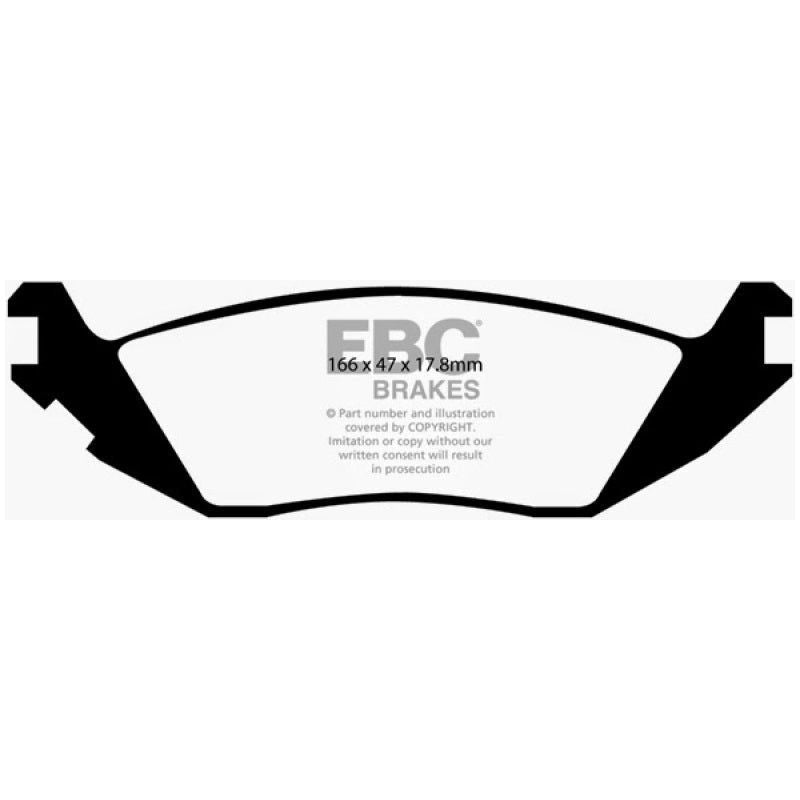 EBC 2019+ Ram 1500 Classic 3.6L/5.7L Yellowstuff Rear Brake Pads-Brake Pads - Performance-EBC-EBCDP41639R-SMINKpower Performance Parts