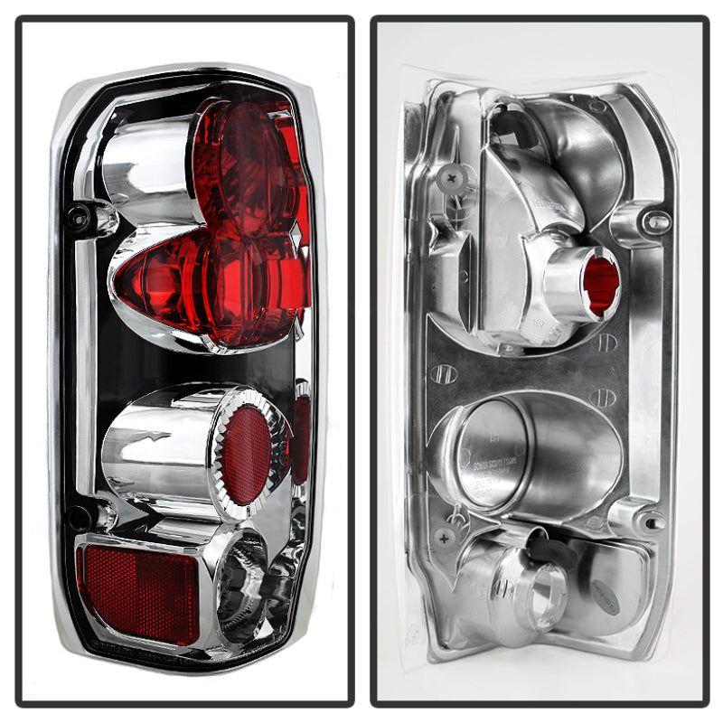 Spyder Ford F150 87-96/Ford Bronco 88-96 Euro Style Tail Lights Chrome ALT-YD-FF15089-C-Tail Lights-SPYDER-SPY5003317-SMINKpower Performance Parts