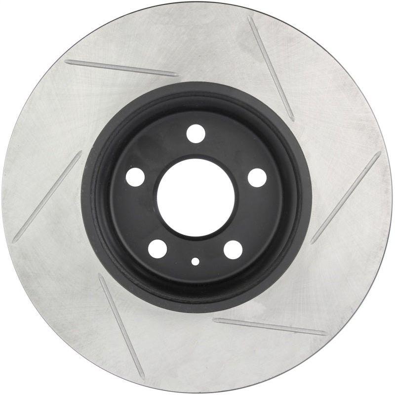 StopTech 09-10 Audi A4 / 08-10 A5 / 10 Audi S4 Front Right Slotted Rotor-Brake Rotors - Slotted-Stoptech-STO126.33123SR-SMINKpower Performance Parts