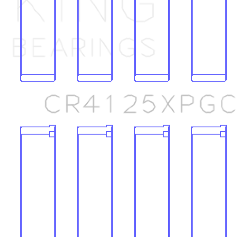 King Subaru EJ20/EJ22/EJ25 (Size STDX) pMaxKote Performance Rod Bearing Set-Bearings-King Engine Bearings-KINGCR4125XPGCSTDX-SMINKpower Performance Parts
