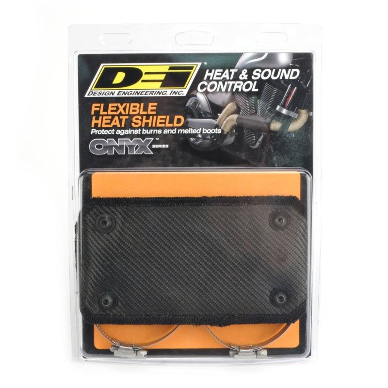 DEI Pipe Shield w/Stainless Steel Clamps - 4in x 8in - Onyx - SMINKpower Performance Parts DEI10496 DEI