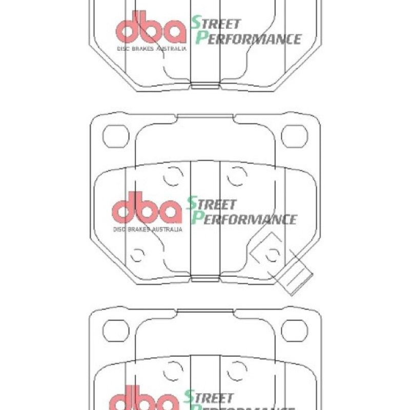 DBA 06-07 Subaru WRX SP500 Rear Brake Pads-Brake Pads - Performance-DBA-DBADB1220SP-SMINKpower Performance Parts