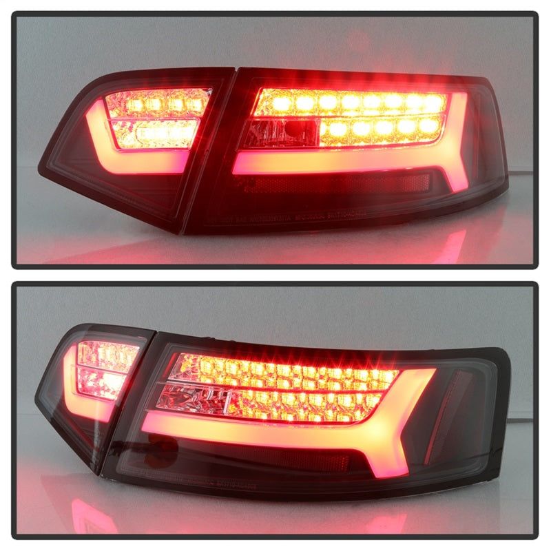Spyder 09-12 Audi A6 LED Tail Lights - Black (ALT-YD-AA609-LED-BK) - spyder-09-12-audi-a6-led-tail-lights-black-alt-yd-aa609-led-bk