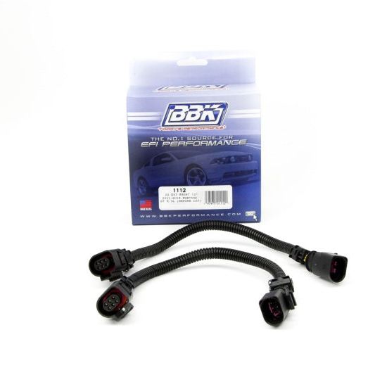 BBK 11-14 Mustang GT Front O2 Sensor Wire Harness Extensions 12 (pair)-Gauge Components-BBK-BBK1112-SMINKpower Performance Parts