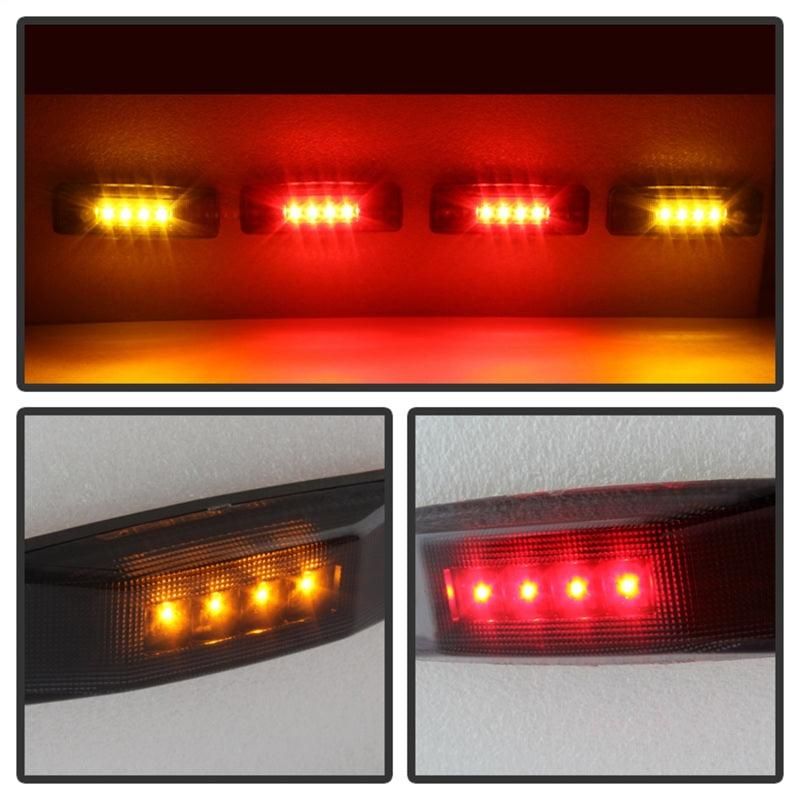 Xtune Dodge Ram 94-02 Dually 2 Red LED+2 Amber LED Fender Lights 4pcs Smoke ACC-LED-DR94-FE-SM - SMINKpower Performance Parts SPY9924705 SPYDER