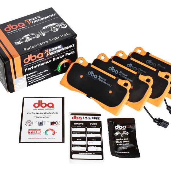 DBA 03-06 EVO / 04-09 STi / 03-07 350Z Track Edition/G35 w/ Brembo XP650 Rear Brake Pads-Brake Pads - Performance-DBA-DBADB1521XP-SMINKpower Performance Parts