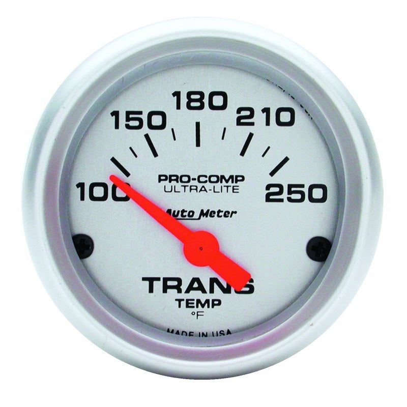 Autometer Ultra-Lite 52mm 100-250 Degree F Mechanical Transmission Temperature Gauge-Gauges-AutoMeter-ATM4357-SMINKpower Performance Parts