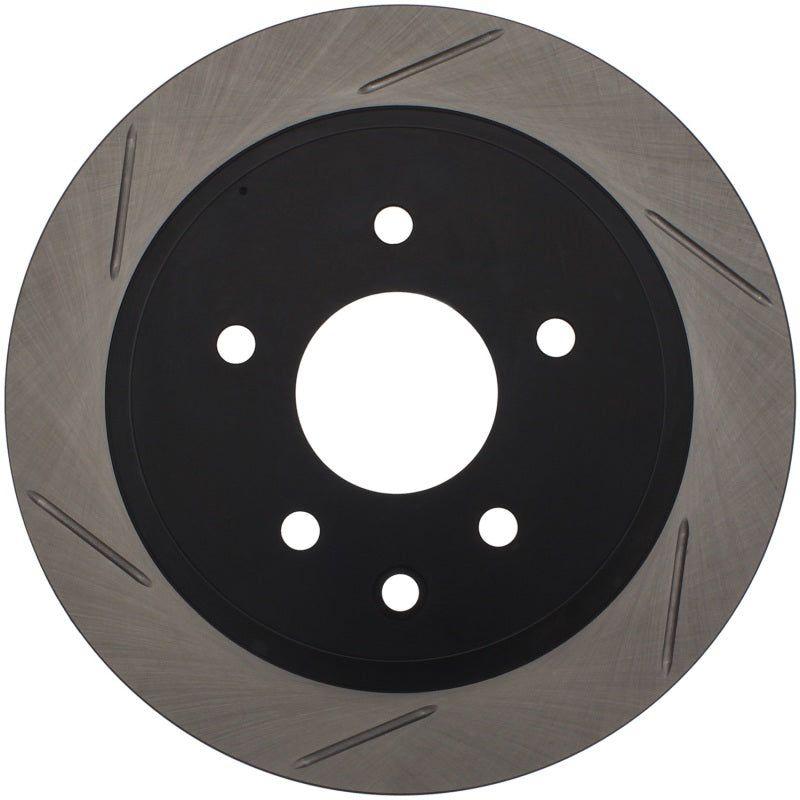 StopTech Power Slot 03-05 350Z / 03-04 G35 / 03-05 G35X SportStop Slotted Rear Right Rotor-Brake Rotors - Slotted-Stoptech-STO126.42077SR-SMINKpower Performance Parts