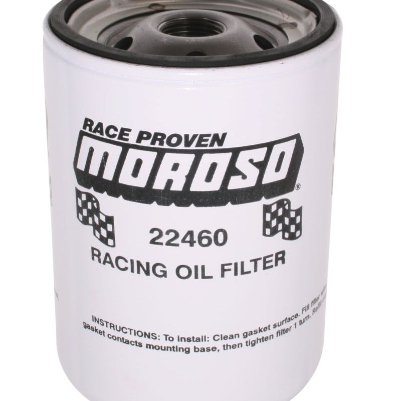 Moroso Chevrolet 13/16in Thread 5-1/4in Tall Oil Filter - Racing-Oil Filters-Moroso-MOR22460-SMINKpower Performance Parts